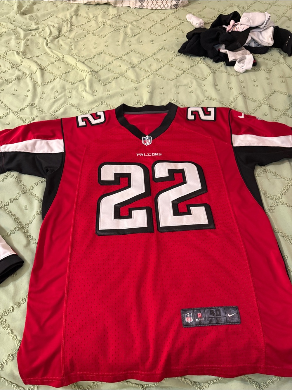 NFL Atlanta Falcons Red #22 Football Jersey